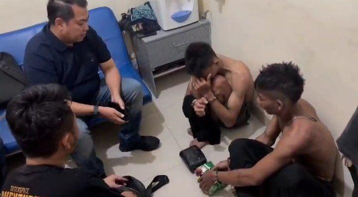 Dua Tekong TKI Ilegal Bawa Sabu Ditangkap Ditresnarkoba Polda Kepri di Harbourbay Batam