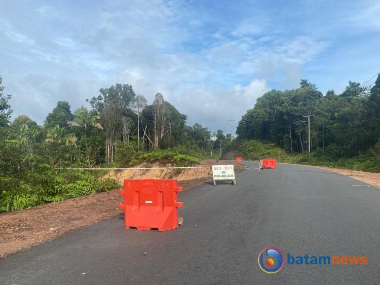 Pemprov Kepri Segera Perbaiki Sejumlah Titik Ruas Jalan Longsor di Lintas Timur Pulau Lingga
