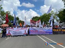 Demonstrasi Buruh di Batam Tolak Program Tapera, Belum Dapat Respons Langsung Wali Kota Rudi